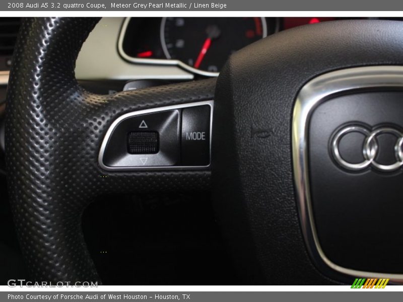 Meteor Grey Pearl Metallic / Linen Beige 2008 Audi A5 3.2 quattro Coupe