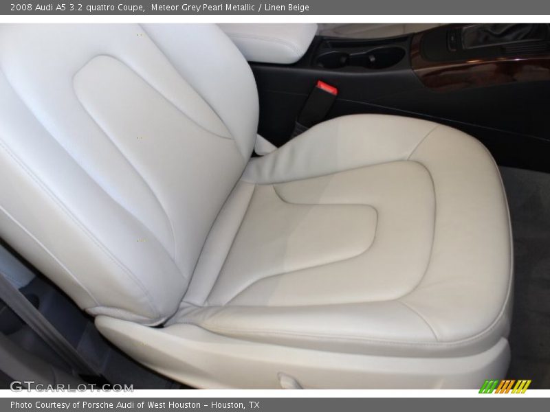 Meteor Grey Pearl Metallic / Linen Beige 2008 Audi A5 3.2 quattro Coupe