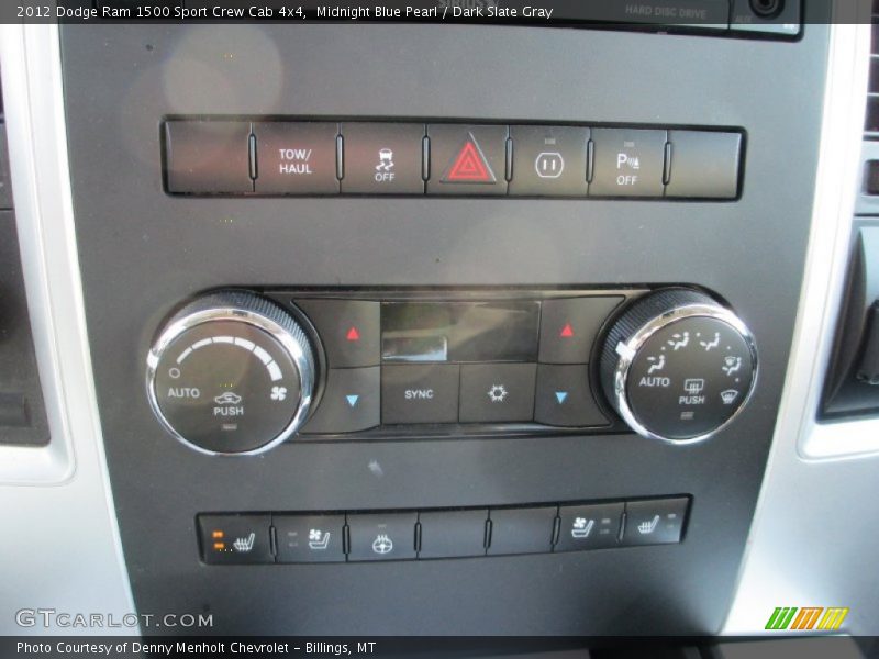 Midnight Blue Pearl / Dark Slate Gray 2012 Dodge Ram 1500 Sport Crew Cab 4x4