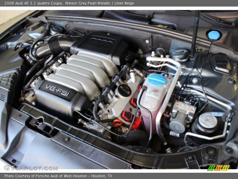 Meteor Grey Pearl Metallic / Linen Beige 2008 Audi A5 3.2 quattro Coupe
