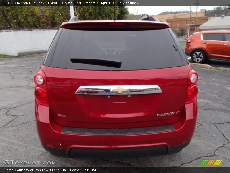 Crystal Red Tintcoat / Light Titanium/Jet Black 2014 Chevrolet Equinox LT AWD
