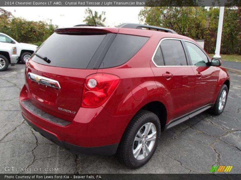 Crystal Red Tintcoat / Light Titanium/Jet Black 2014 Chevrolet Equinox LT AWD