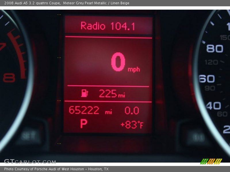 Meteor Grey Pearl Metallic / Linen Beige 2008 Audi A5 3.2 quattro Coupe