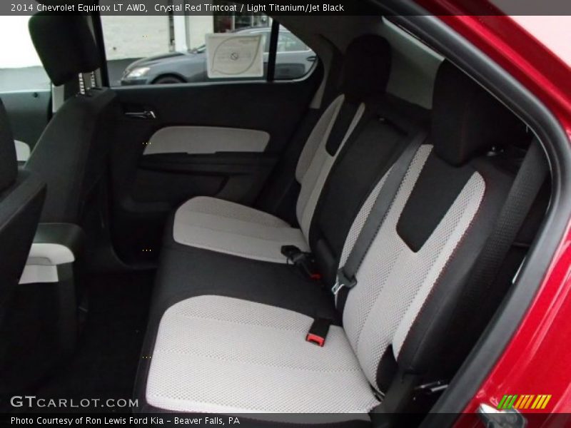 Rear Seat of 2014 Equinox LT AWD