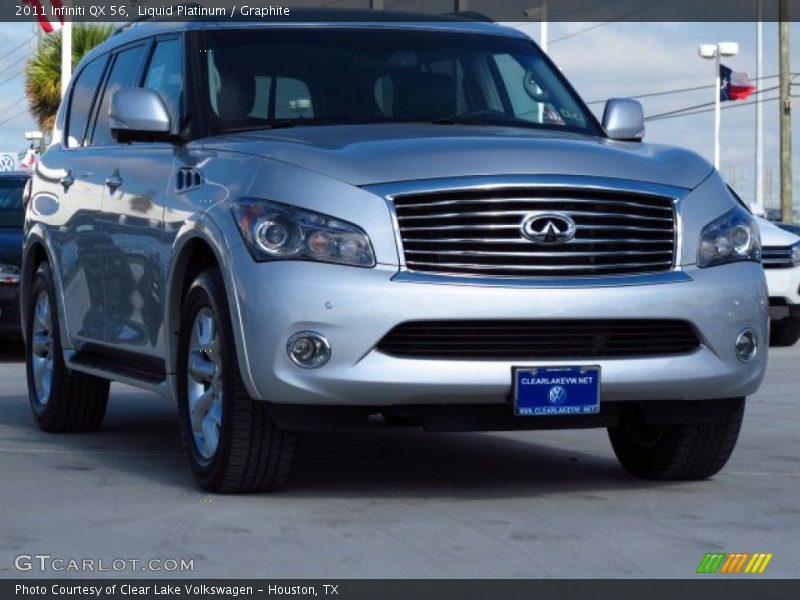 Liquid Platinum / Graphite 2011 Infiniti QX 56
