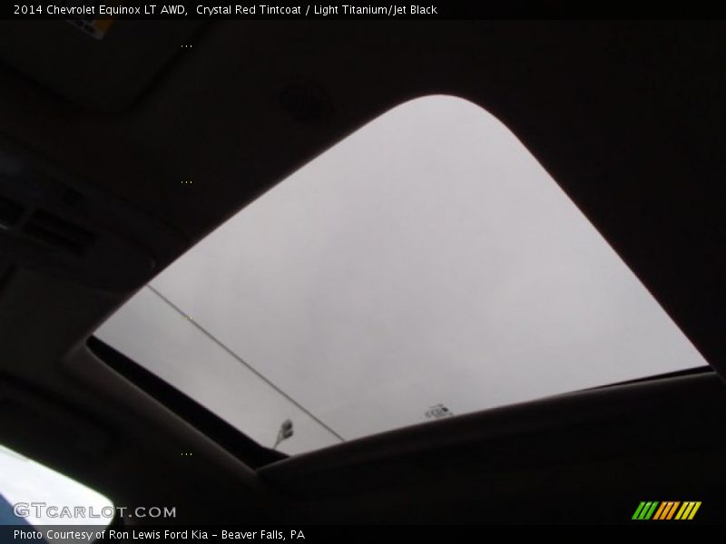 Crystal Red Tintcoat / Light Titanium/Jet Black 2014 Chevrolet Equinox LT AWD