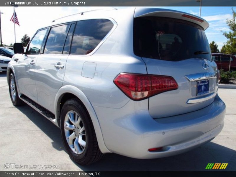 Liquid Platinum / Graphite 2011 Infiniti QX 56