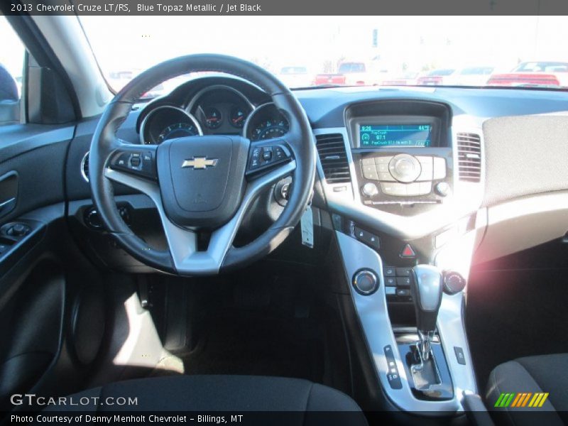 Blue Topaz Metallic / Jet Black 2013 Chevrolet Cruze LT/RS