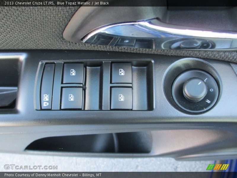 Blue Topaz Metallic / Jet Black 2013 Chevrolet Cruze LT/RS