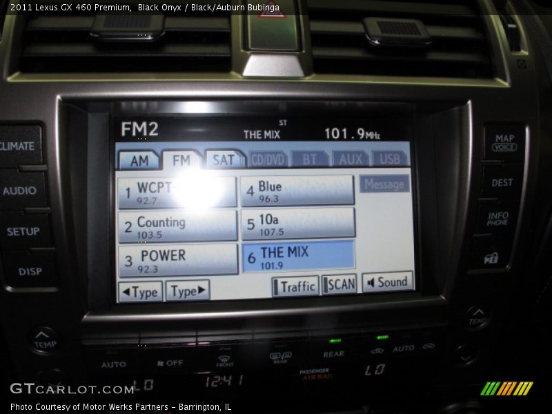 Black Onyx / Black/Auburn Bubinga 2011 Lexus GX 460 Premium
