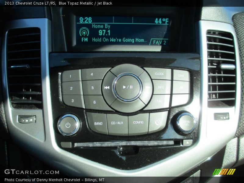 Blue Topaz Metallic / Jet Black 2013 Chevrolet Cruze LT/RS