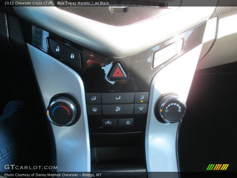 Blue Topaz Metallic / Jet Black 2013 Chevrolet Cruze LT/RS