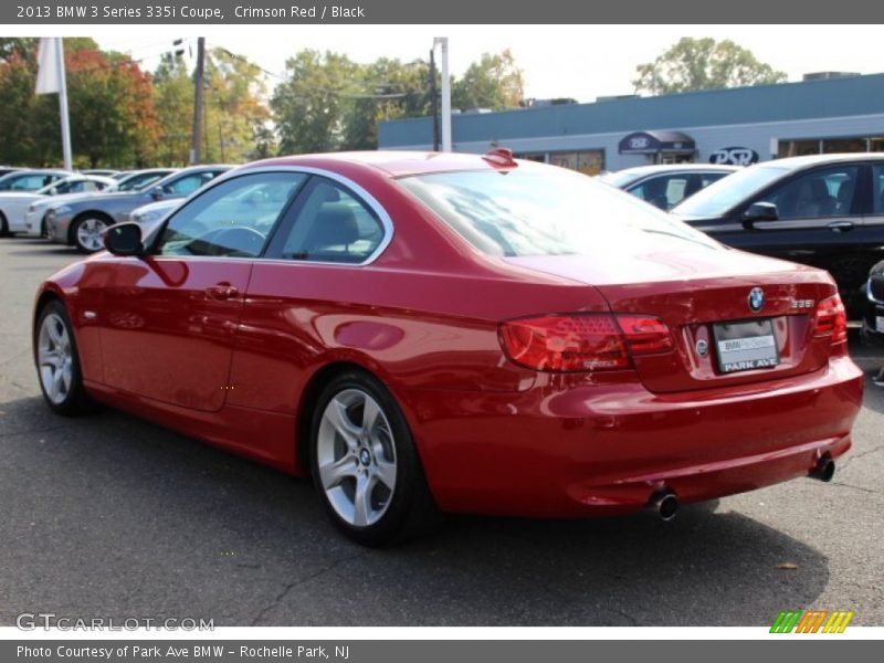 Crimson Red / Black 2013 BMW 3 Series 335i Coupe
