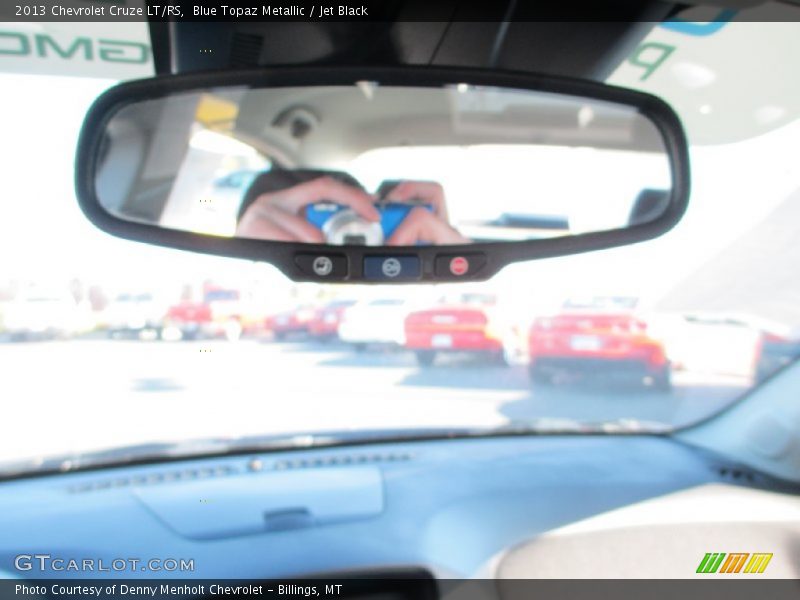 Blue Topaz Metallic / Jet Black 2013 Chevrolet Cruze LT/RS