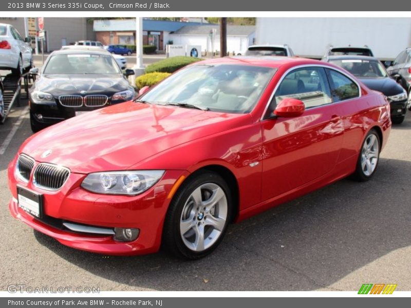 Crimson Red / Black 2013 BMW 3 Series 335i Coupe