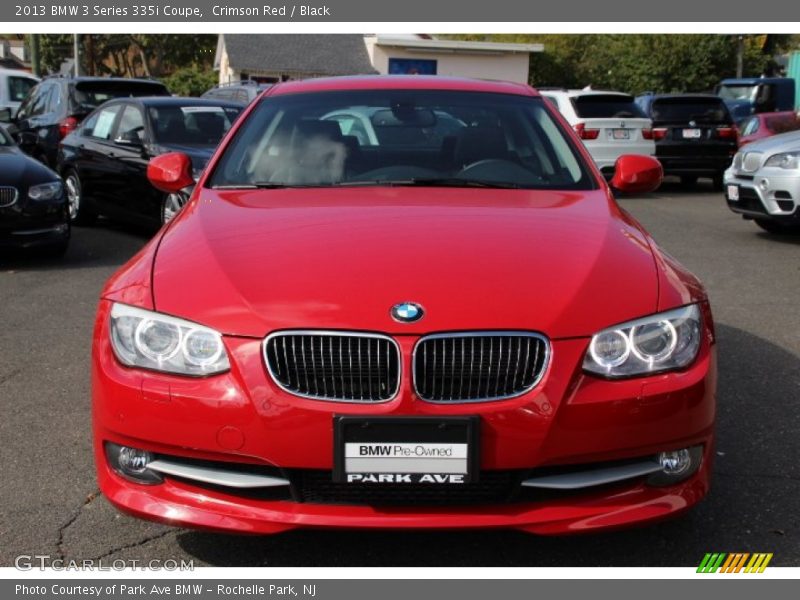 Crimson Red / Black 2013 BMW 3 Series 335i Coupe