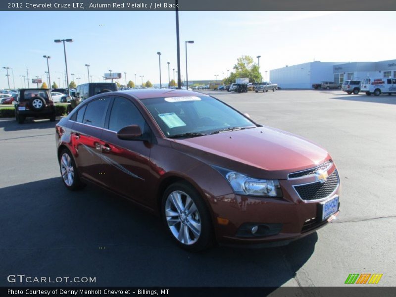 Autumn Red Metallic / Jet Black 2012 Chevrolet Cruze LTZ