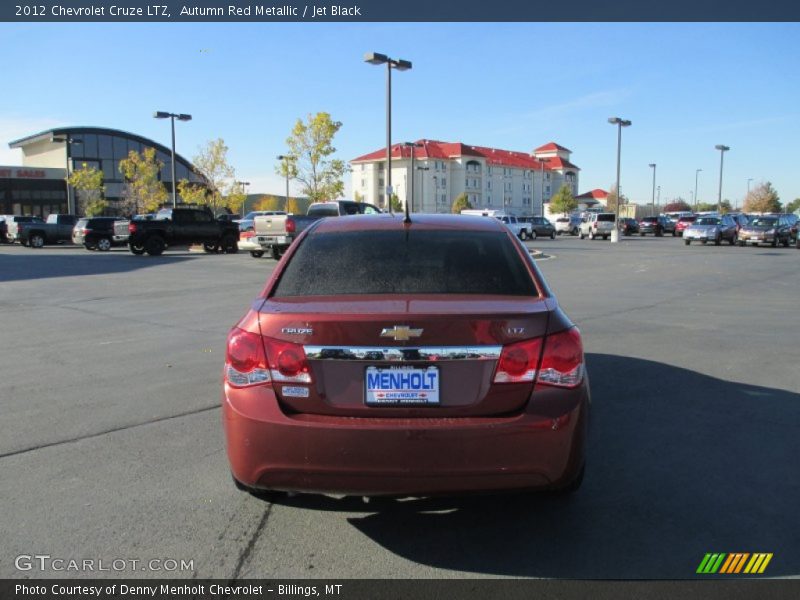Autumn Red Metallic / Jet Black 2012 Chevrolet Cruze LTZ
