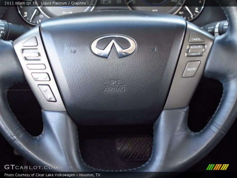 Liquid Platinum / Graphite 2011 Infiniti QX 56