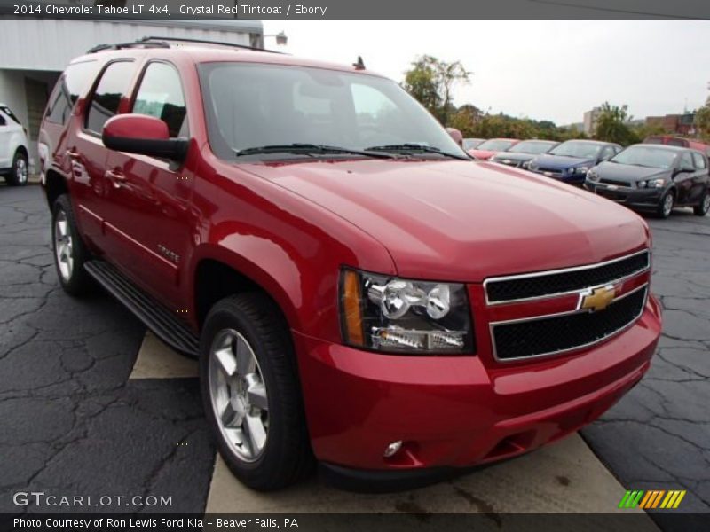 Crystal Red Tintcoat / Ebony 2014 Chevrolet Tahoe LT 4x4