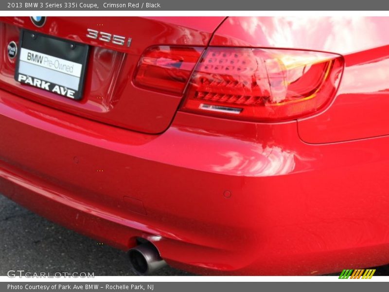 Crimson Red / Black 2013 BMW 3 Series 335i Coupe