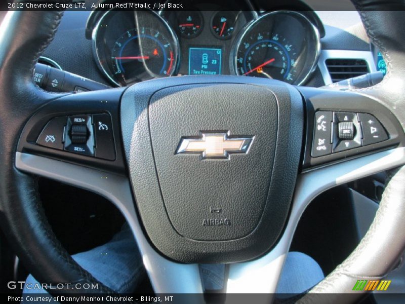 Autumn Red Metallic / Jet Black 2012 Chevrolet Cruze LTZ
