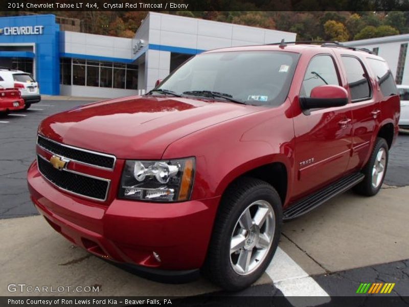 Crystal Red Tintcoat / Ebony 2014 Chevrolet Tahoe LT 4x4