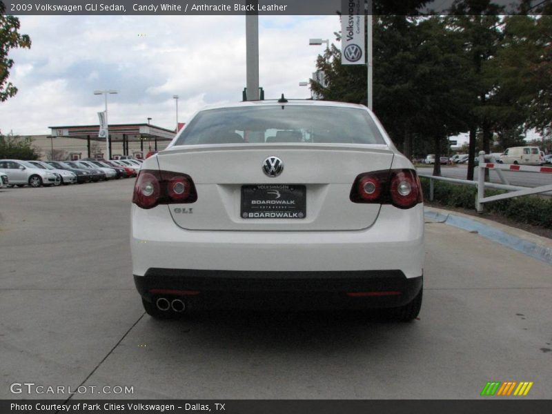 Candy White / Anthracite Black Leather 2009 Volkswagen GLI Sedan