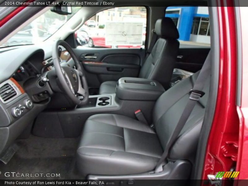 Crystal Red Tintcoat / Ebony 2014 Chevrolet Tahoe LT 4x4