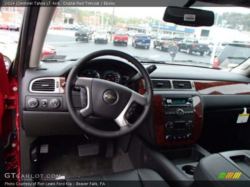 Crystal Red Tintcoat / Ebony 2014 Chevrolet Tahoe LT 4x4