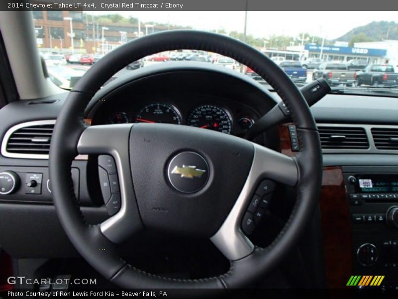 Crystal Red Tintcoat / Ebony 2014 Chevrolet Tahoe LT 4x4