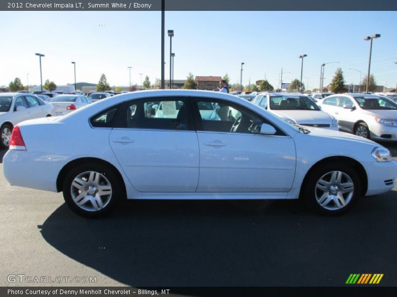 Summit White / Ebony 2012 Chevrolet Impala LT