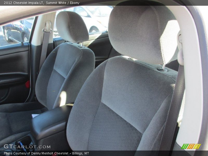 Summit White / Ebony 2012 Chevrolet Impala LT