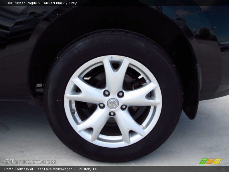 Wicked Black / Gray 2008 Nissan Rogue S