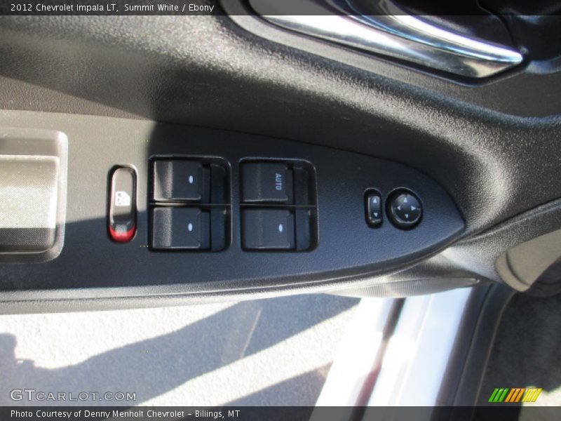 Summit White / Ebony 2012 Chevrolet Impala LT