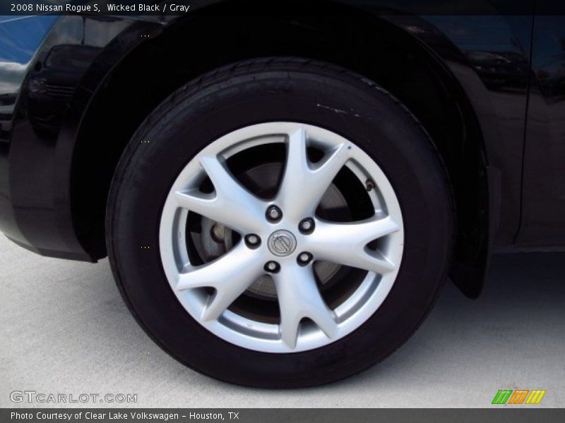 Wicked Black / Gray 2008 Nissan Rogue S