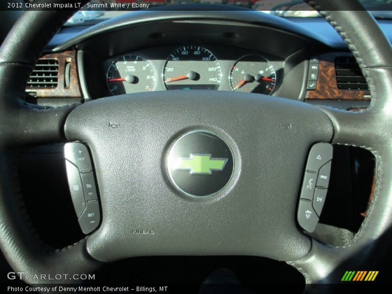 Summit White / Ebony 2012 Chevrolet Impala LT