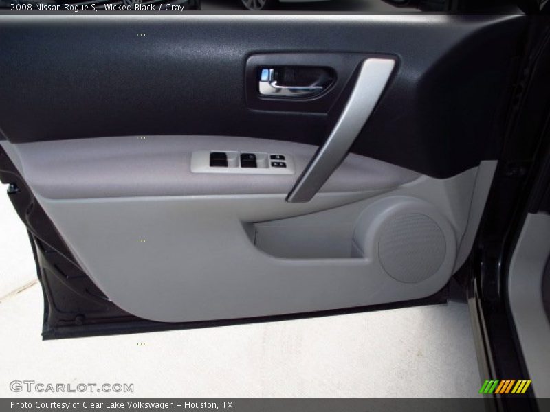 Wicked Black / Gray 2008 Nissan Rogue S