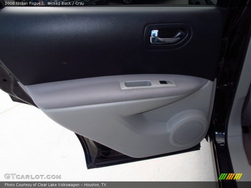 Wicked Black / Gray 2008 Nissan Rogue S