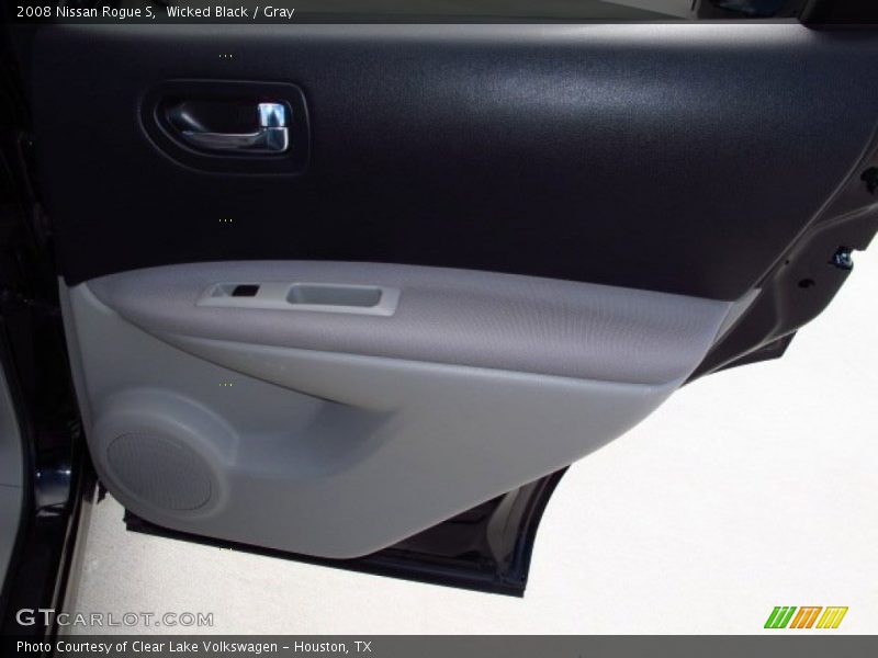 Wicked Black / Gray 2008 Nissan Rogue S
