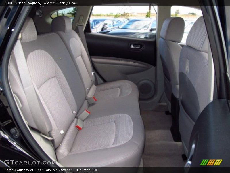 Wicked Black / Gray 2008 Nissan Rogue S