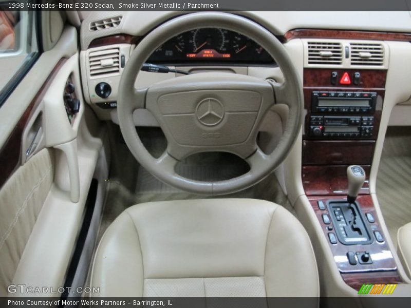 Smoke Silver Metallic / Parchment 1998 Mercedes-Benz E 320 Sedan