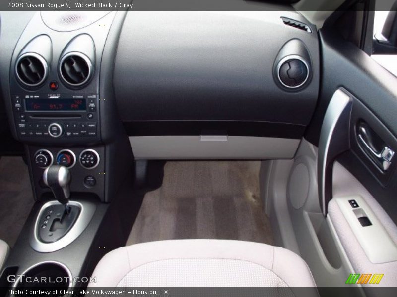 Wicked Black / Gray 2008 Nissan Rogue S