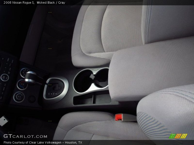 Wicked Black / Gray 2008 Nissan Rogue S