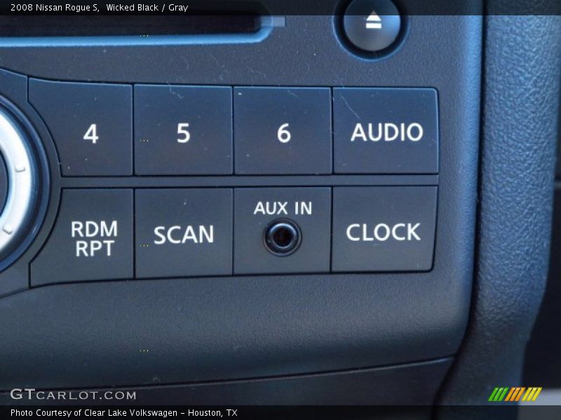 Wicked Black / Gray 2008 Nissan Rogue S
