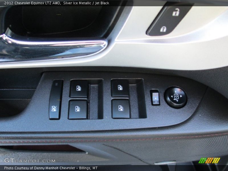 Silver Ice Metallic / Jet Black 2012 Chevrolet Equinox LTZ AWD