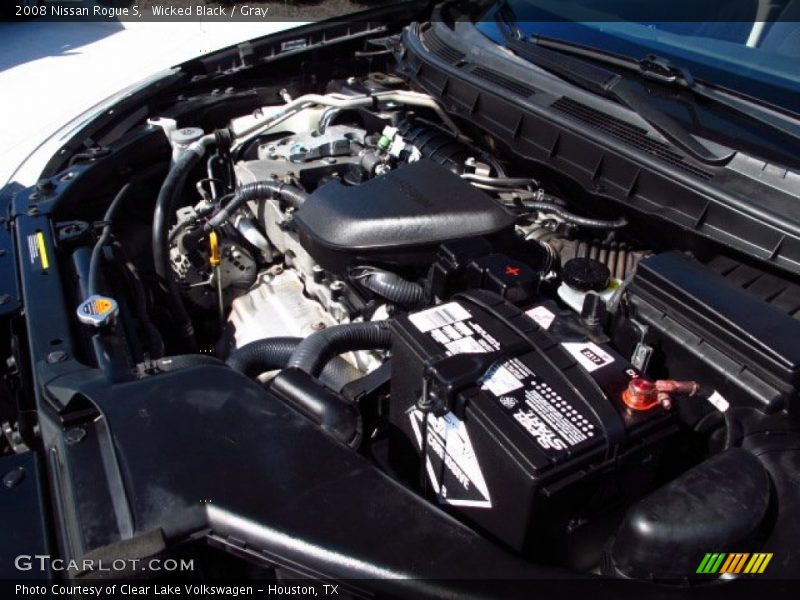Wicked Black / Gray 2008 Nissan Rogue S