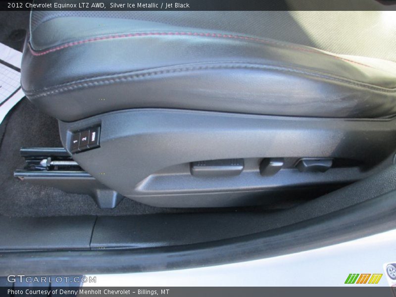 Silver Ice Metallic / Jet Black 2012 Chevrolet Equinox LTZ AWD