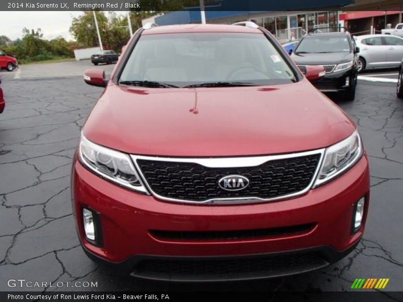 Remington Red / Black 2014 Kia Sorento LX