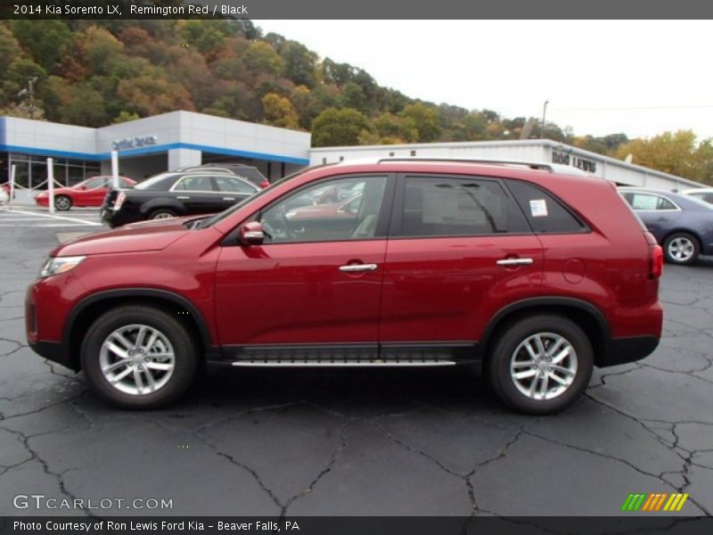 Remington Red / Black 2014 Kia Sorento LX